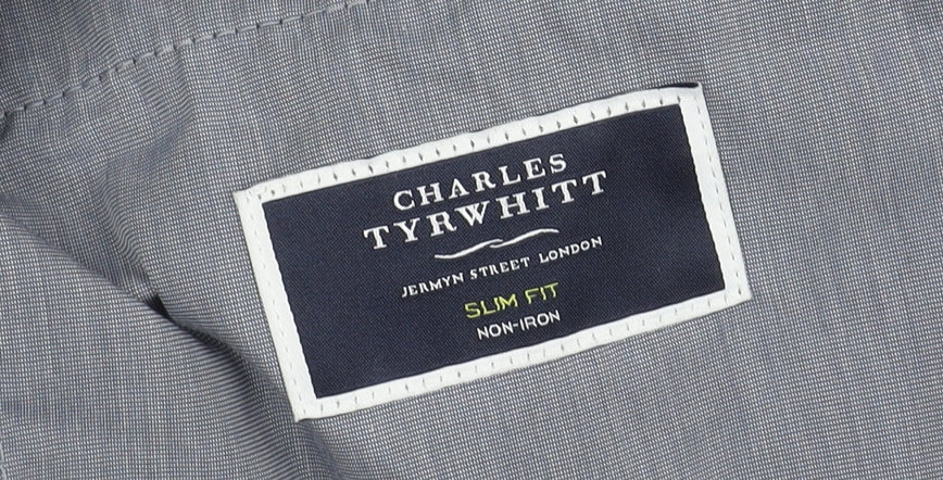 Charles Tyrwhitt Men’s Blue Slim Fit Trousers Size 34