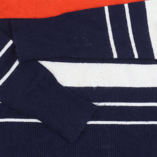 Oasis Women's Multicoloured Striped Pullover Jumper S