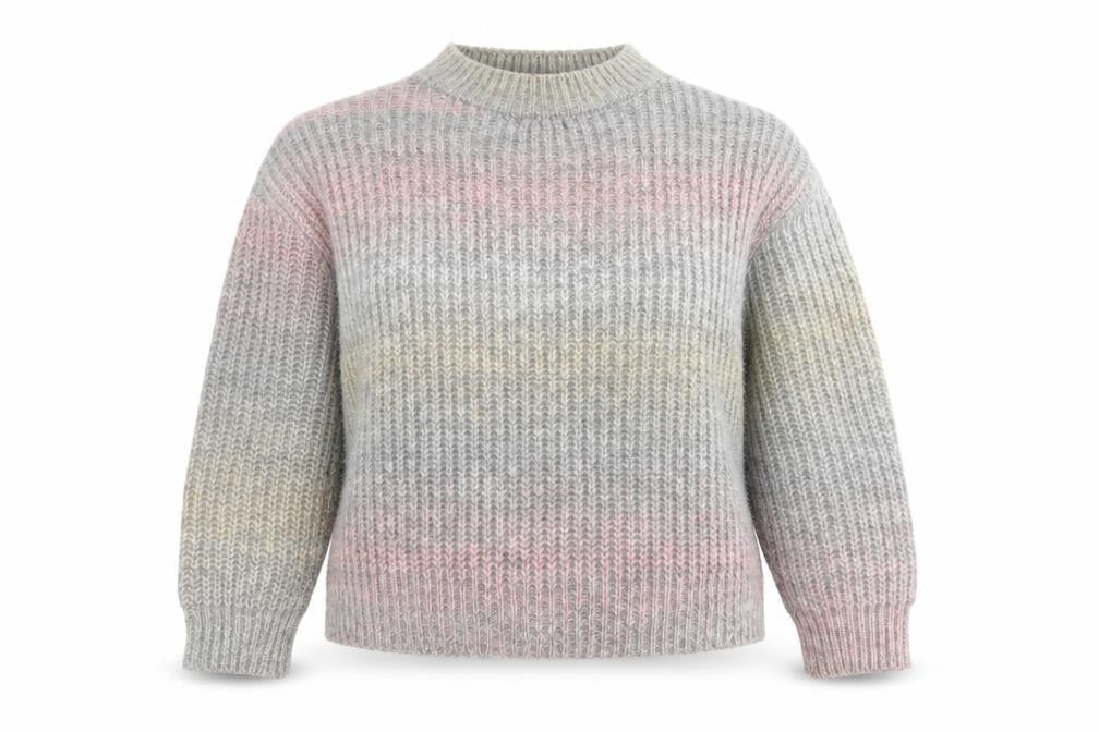 Front view of Crew Clothing Women's Grey jumper, size 12
