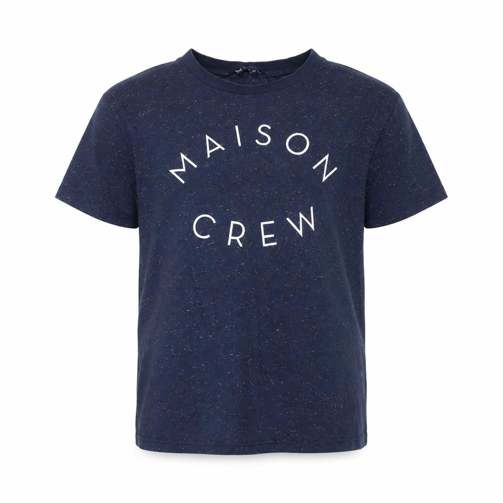 Crew Clothing Boys Blue M T-Shirt Short Sleeve Logo
