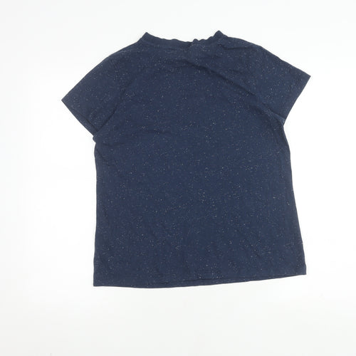 Crew Clothing Boys Blue M T-Shirt Short Sleeve Logo