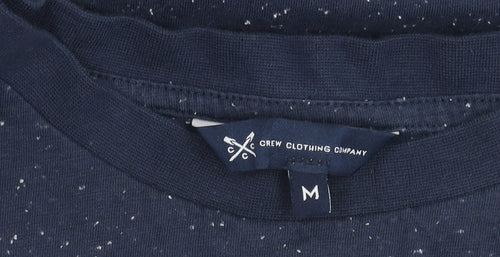 Crew Clothing Boys Blue M T-Shirt Short Sleeve Logo