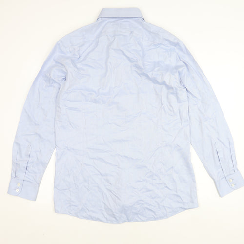 Charles Tyrwhitt Men's Blue Extra-Slim Fit Shirt 16.5