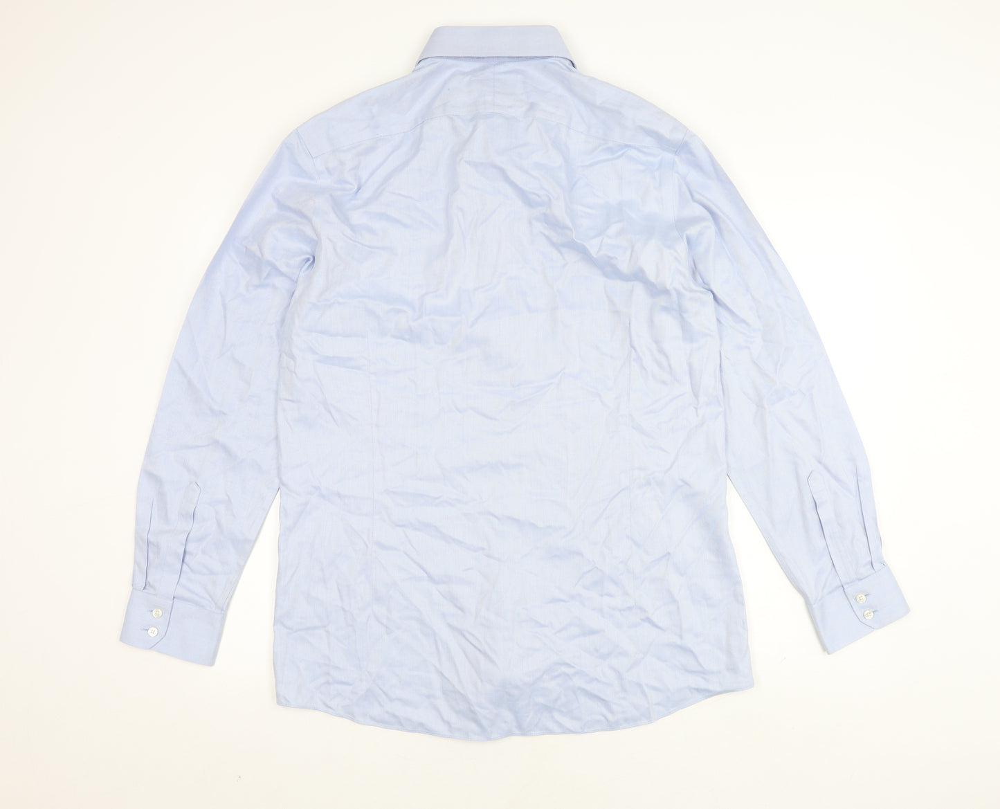 Charles Tyrwhitt Men's Blue Extra-Slim Fit Shirt 16.5