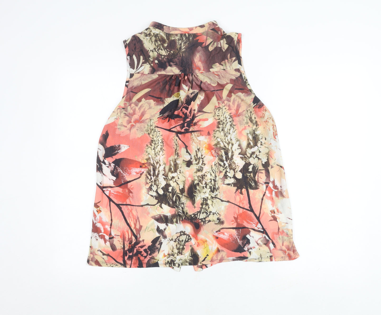 Laura Ashley Women's Floral Button-Up Blouse Size 12