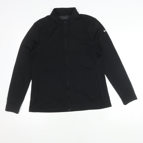 Nike Unisex Black Medium Basic Jacket for Gym