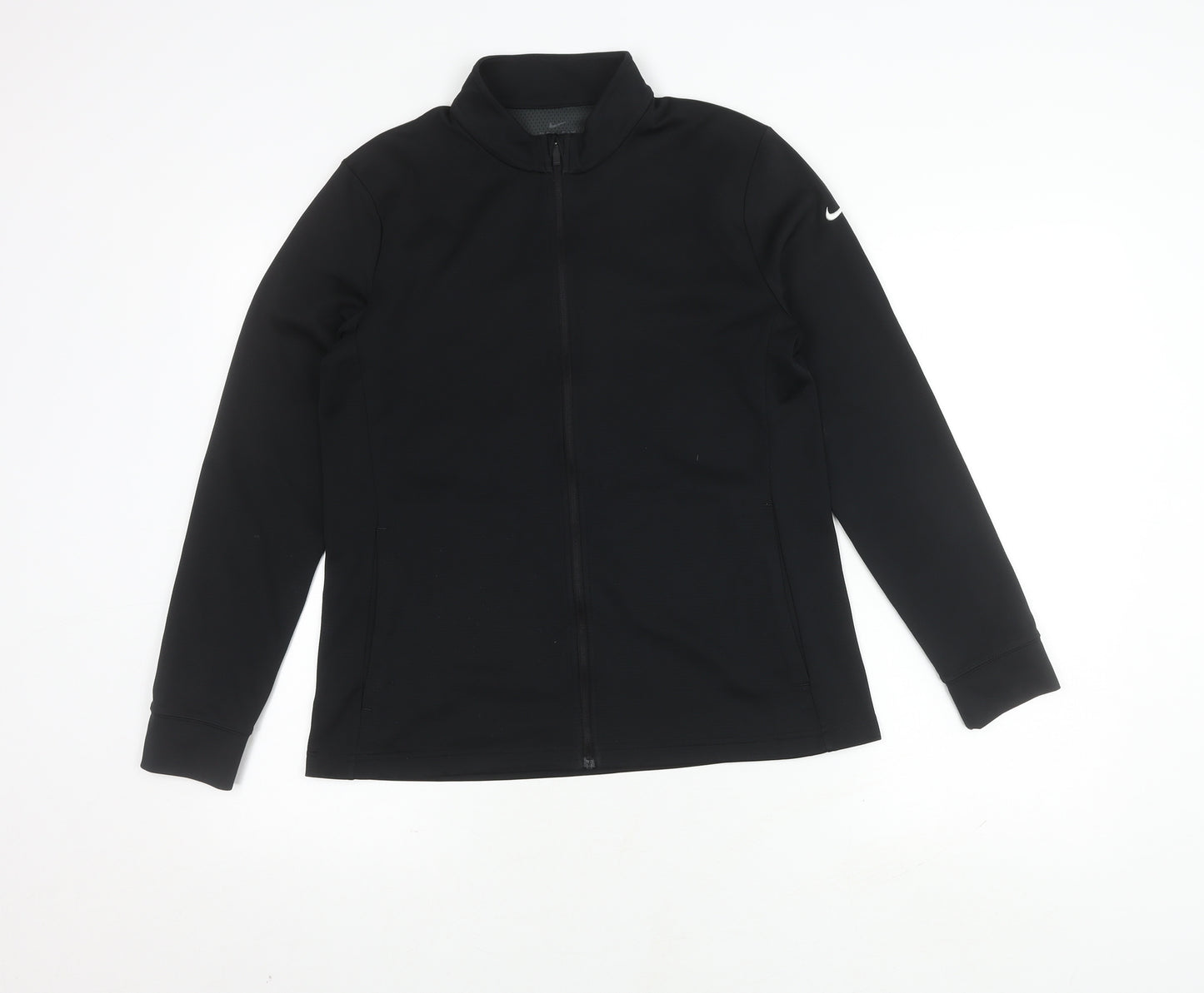 Nike Unisex Black Medium Basic Jacket for Gym