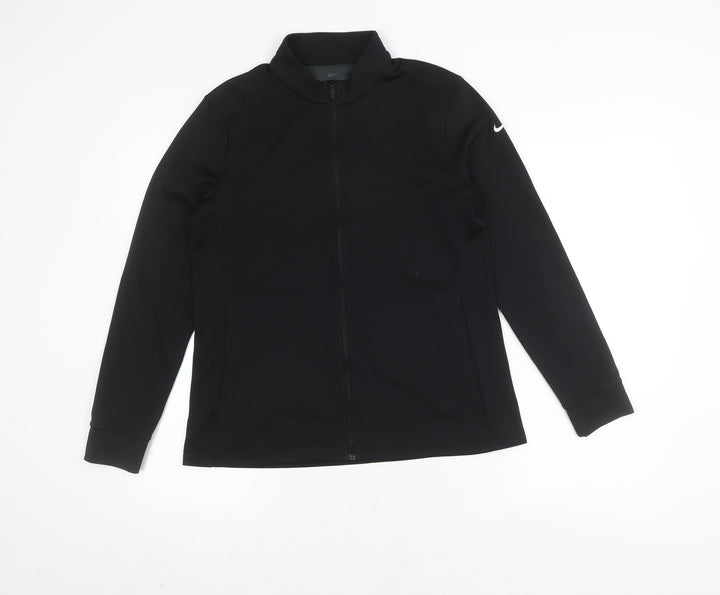 Nike Unisex Black Medium Basic Jacket for Gym