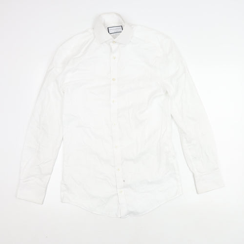 Charles Tyrwhitt Men's White Extra-Slim Shirt, Size 37