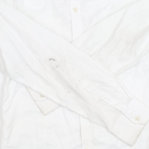 Charles Tyrwhitt Men's White Extra-Slim Shirt, Size 37