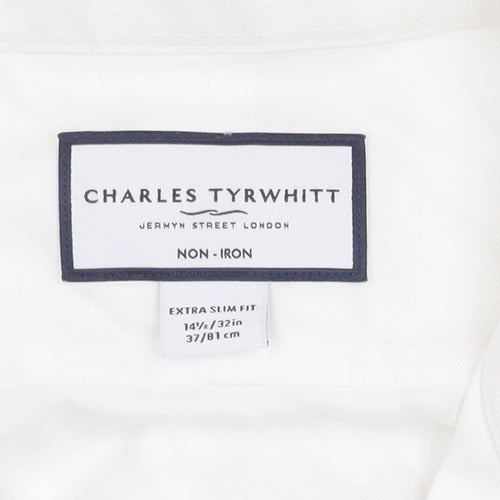 Charles Tyrwhitt Men’s White Extra-Slim Fit Shirt