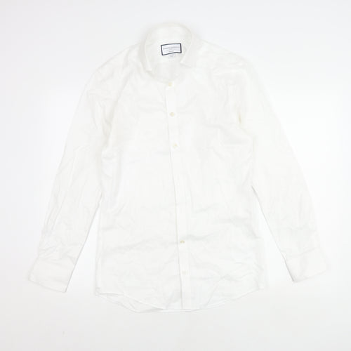 Charles Tyrwhitt Men's White Extra-Slim Fit Shirt 14.5