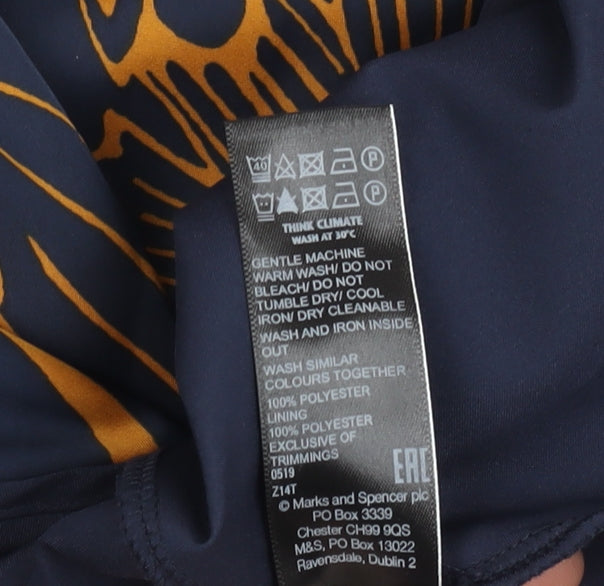 Marks and Spencer Women's Multicoloured Pencil Skirt Size 8