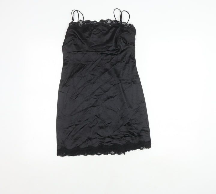 Urban Outfitters Women's Black Slip Dress - S