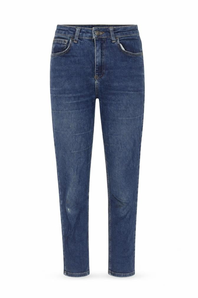 Front view of LCW Jeans Women's Blue Denim, size 8, Regular Fit