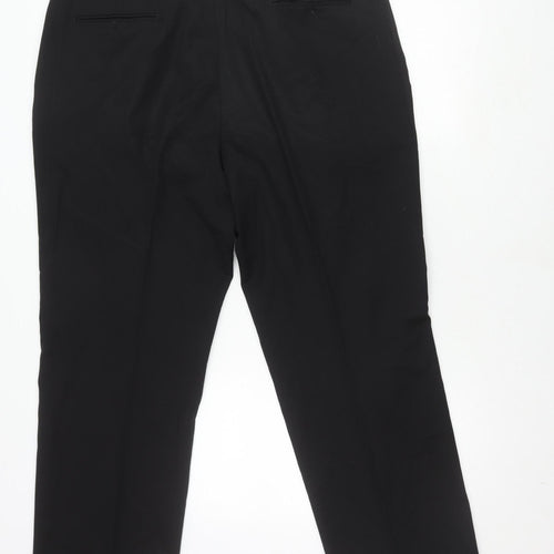 Marks and Spencer Men's Black Wool Dress Pants