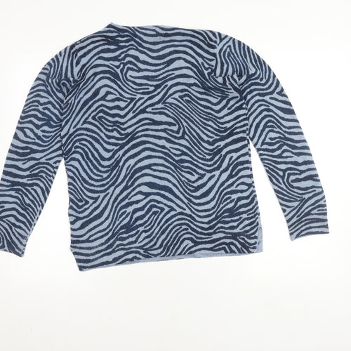 Marks and Spencer Women's Blue Animal Print Jumper