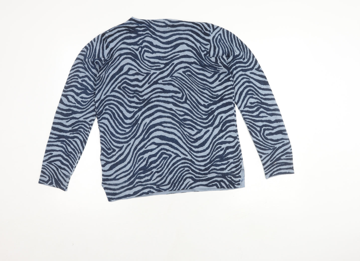 Marks and Spencer Women's Blue Animal Print Jumper