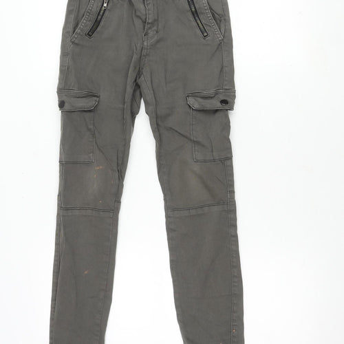 Ashley Mason Women's Grey Cargo Trousers