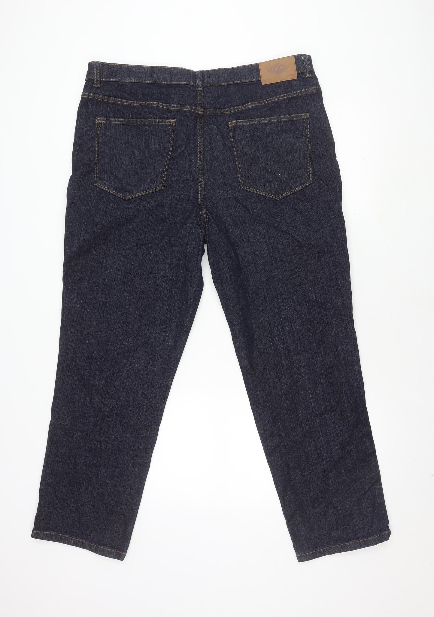 Union Works Men's Blue Straight Leg Jeans Size 38