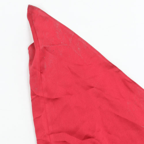 ASOS DESIGN Women’s Red Asymmetric Dress, Size 6