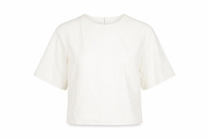 Abercrombie & Fitch Women's Ivory Blouse, S, 3/4 Sleeve, Button