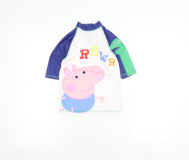Peppa Pig Boys Multicoloured Rash Guard 7 Years