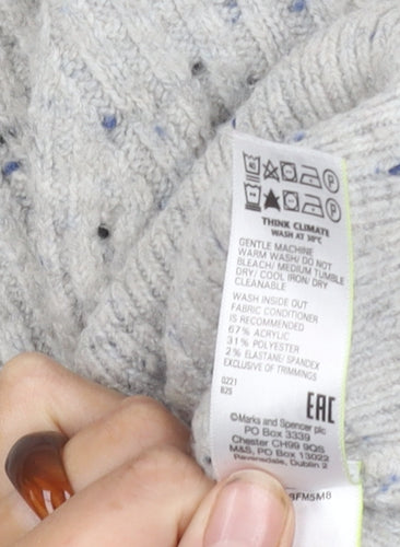 Marks and Spencer Women's Grey M Pullover Jumper