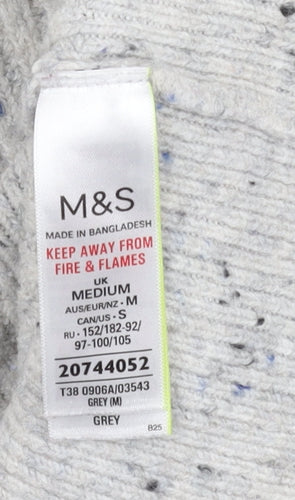 Marks and Spencer Women's Grey M Pullover Jumper