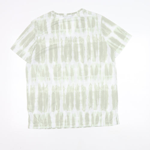 Marks and Spencer Women's Green V-Neck T-Shirt Size 14