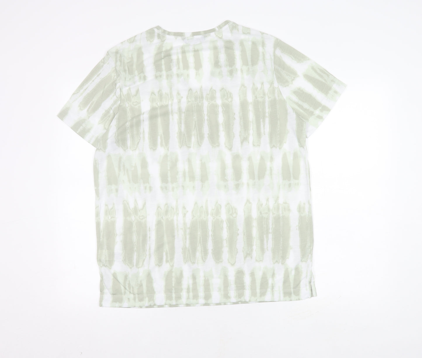 Marks and Spencer Women's Green V-Neck T-Shirt Size 14