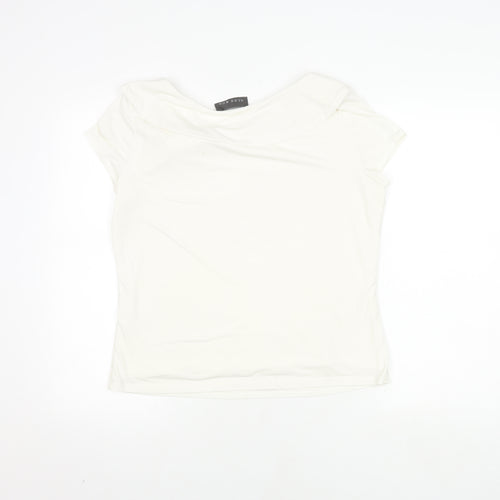 Alex & Co. Women's White Cowl Neck Top