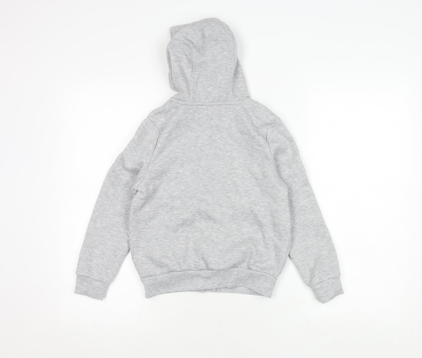 Slazenger Boys Grey Hooded Jacket 7-8Y Full Zip New