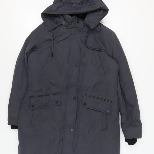 Maine New England Women's Blue Parka Coat Size 12
