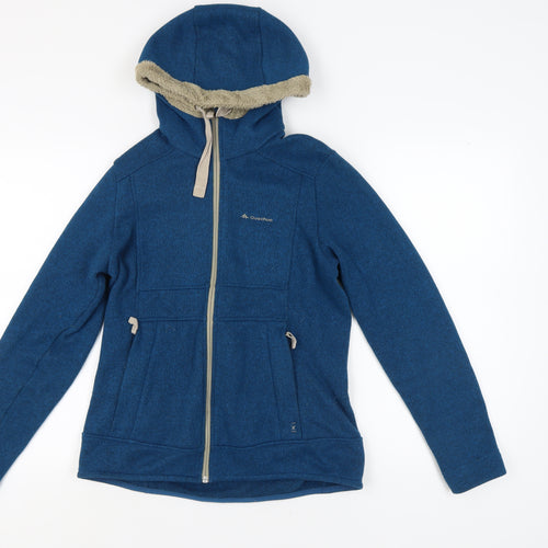 Decathlon Women's Blue Fleece Jacket, L, Outdoor Casual