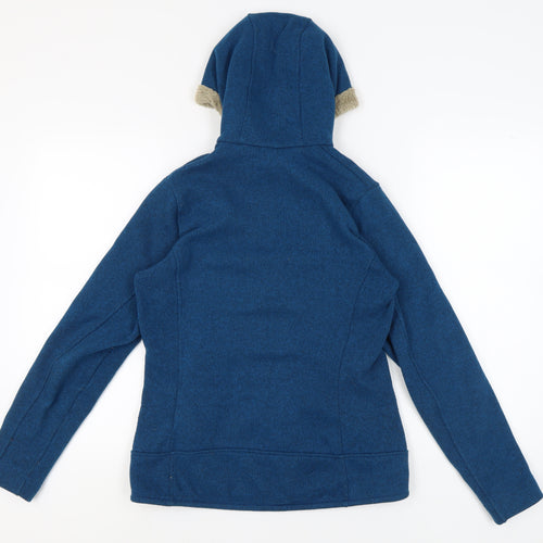 Decathlon Women's Blue Fleece Jacket, L, Outdoor Casual