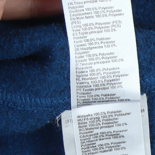 Decathlon Women's Blue Fleece Jacket, L, Outdoor Casual