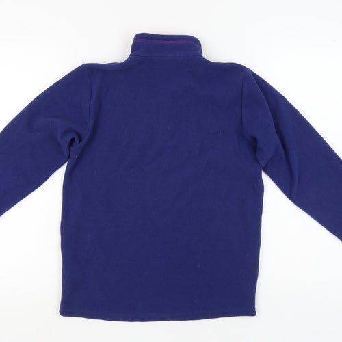 Decathlon Blue Fleece Henley Kids Sweatshirt - Size 14 Years
