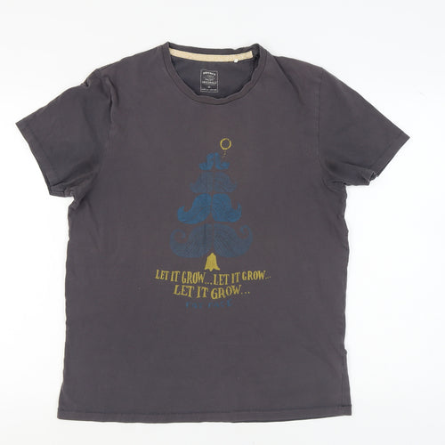 FatFace Men’s Blue M Graphic T-Shirt
