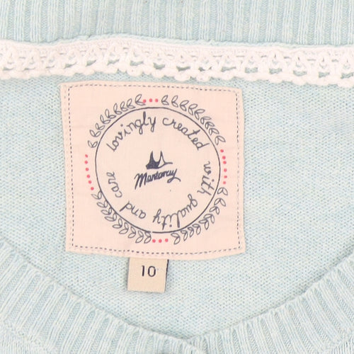 Monterey Women's Blue Floral Cardigan Size 10