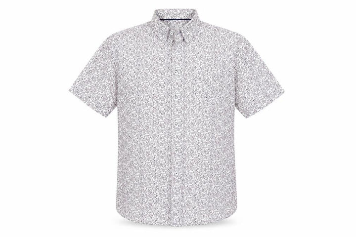 Debenhams Men's Floral Short Sleeve Shirt, Size L
