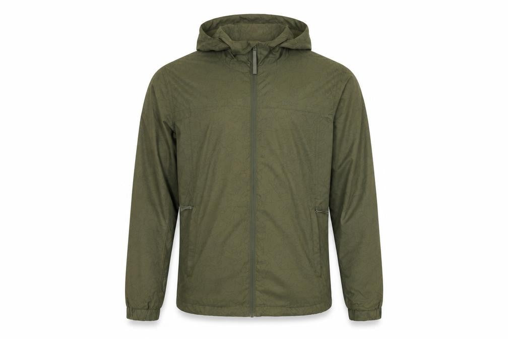 Front view of TOG24 Men's Green Windbreaker Jacket M