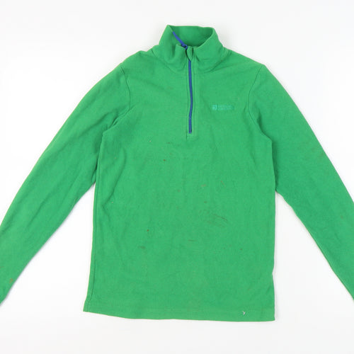 Mountain Warehouse Boys Green Fleece Sweatshirt 11-12 Years
