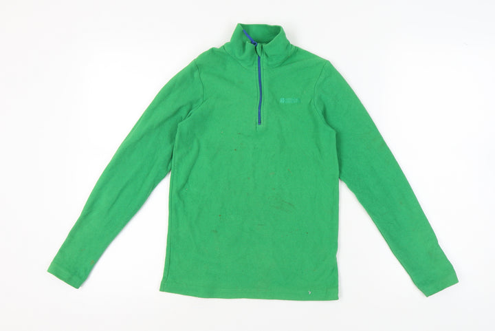 Mountain Warehouse Boys Green Fleece Sweatshirt 11-12 Years