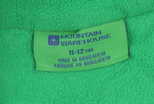 Mountain Warehouse Boys Green Fleece Sweatshirt 11-12 Years
