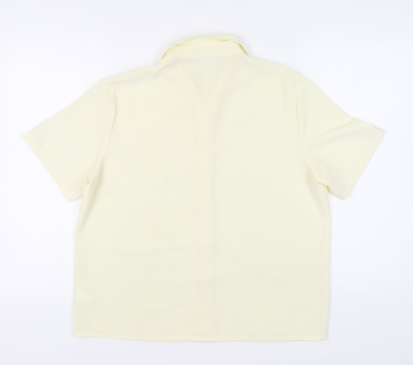 Eastex Women's Ivory Button-Up Shirt Size 14