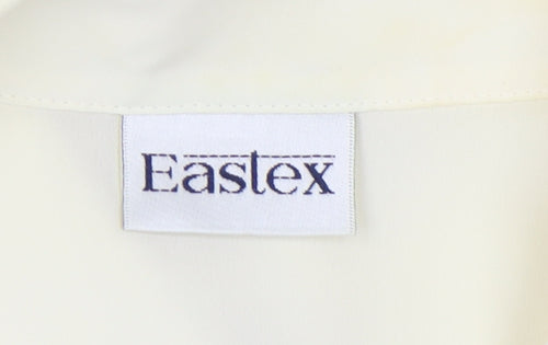 Eastex Women's Ivory Button-Up Shirt Size 14