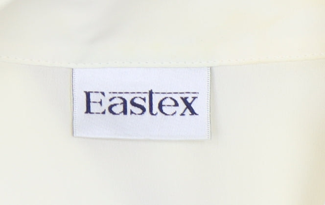 Eastex Women's Ivory Button-Up Shirt Size 14