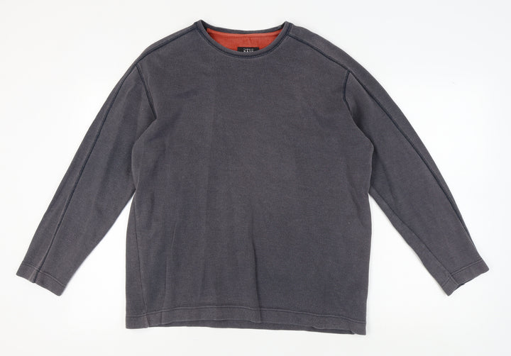 Thomas Nash Men's Grey Pullover Sweatshirt L