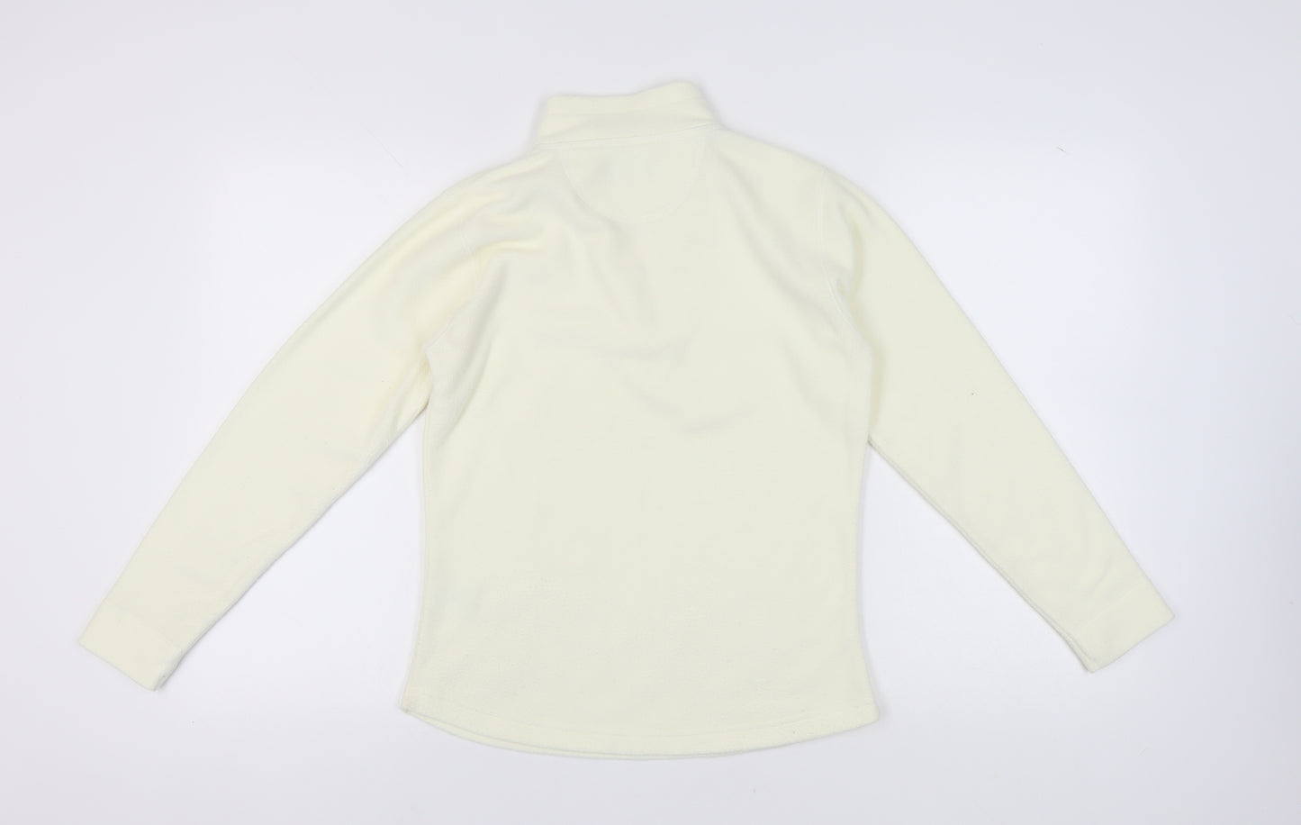 Peter Storm Women's Ivory Fleece Pullover Sweatshirt, Size 12